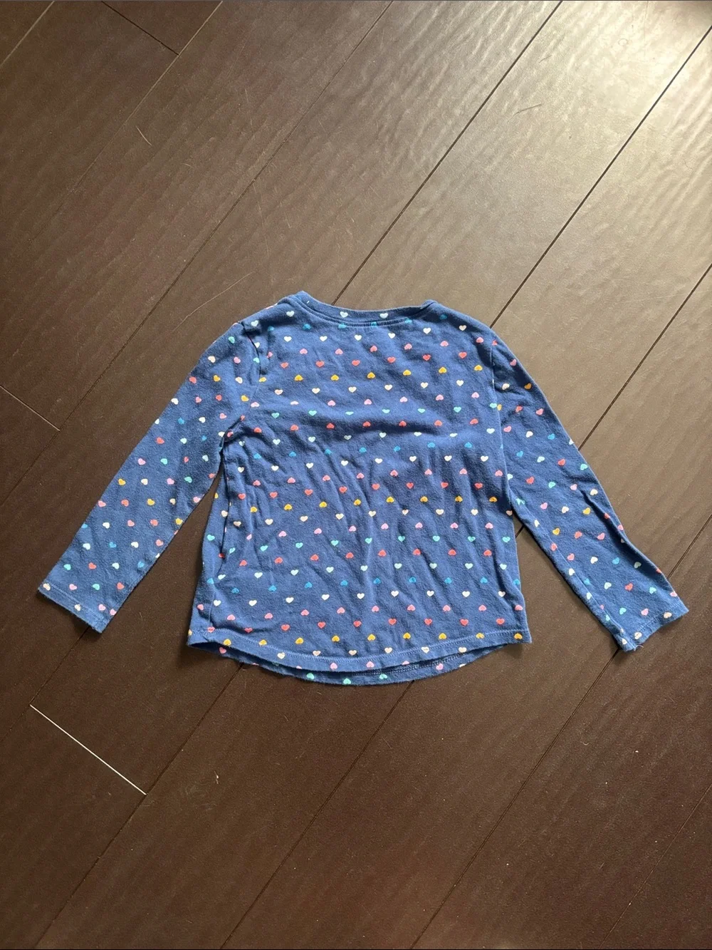 Old Navy Long Sleeve Heart Tee Duo - Navy and Bright Pink